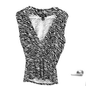 White House Black Market surplice top